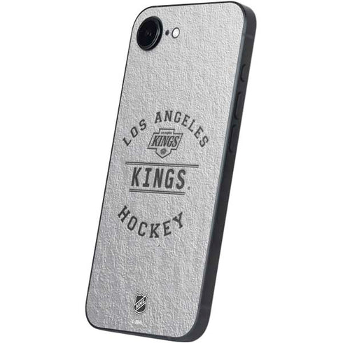 NHL Los Angeles Kings Black Text iPhone 16e Skin